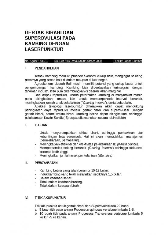 picture_Presentasi Usaha 8807 | Gertak Birahi Dan Superovulasi Pada Kambing Dengan Laserpunktur | Akupunktur